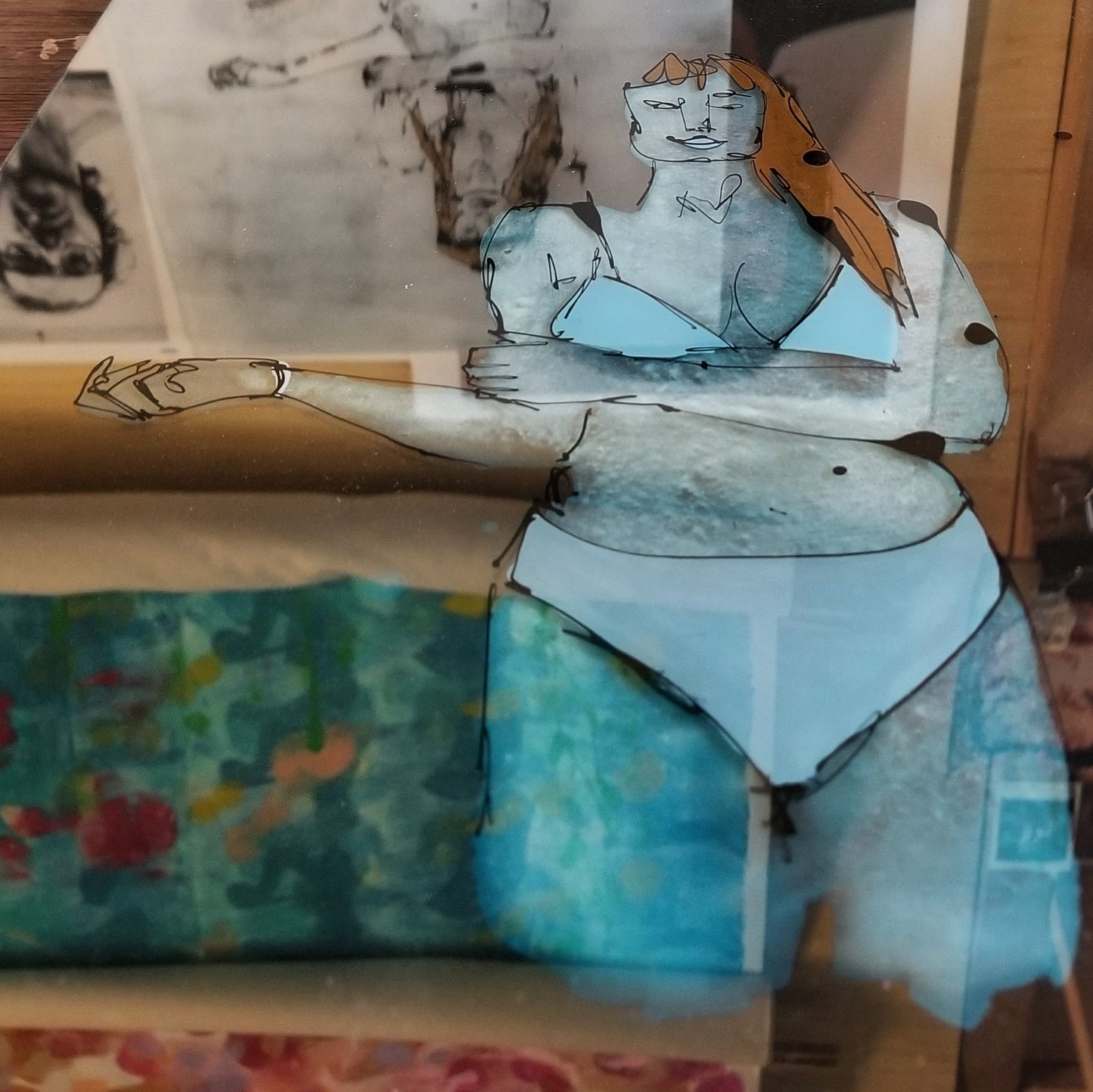 Blue Bikini Portrait