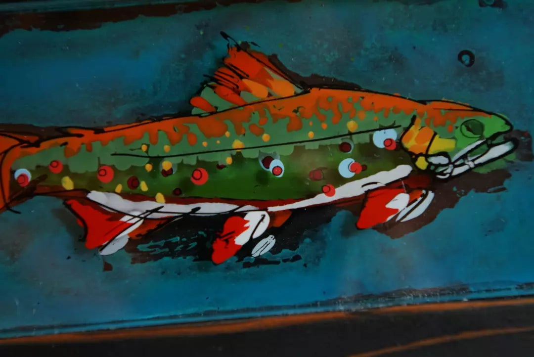Portrait of a brook trout