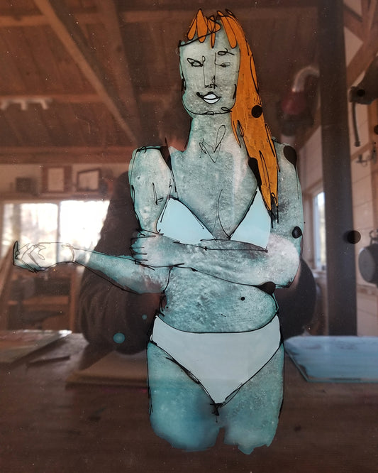 Blue Bikini Portrait